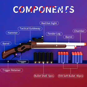 Ouzhimanxing safety soft bullets ensure kid-friendly target practice with soft hits