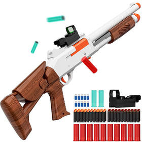 Ouzhimanxing foam blaster shell ejection action for immersive play.