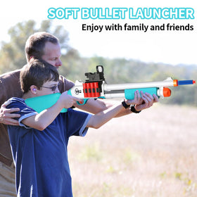 Ouzhimanxing lightweight, battery-free foam blaster for on-the-go action.