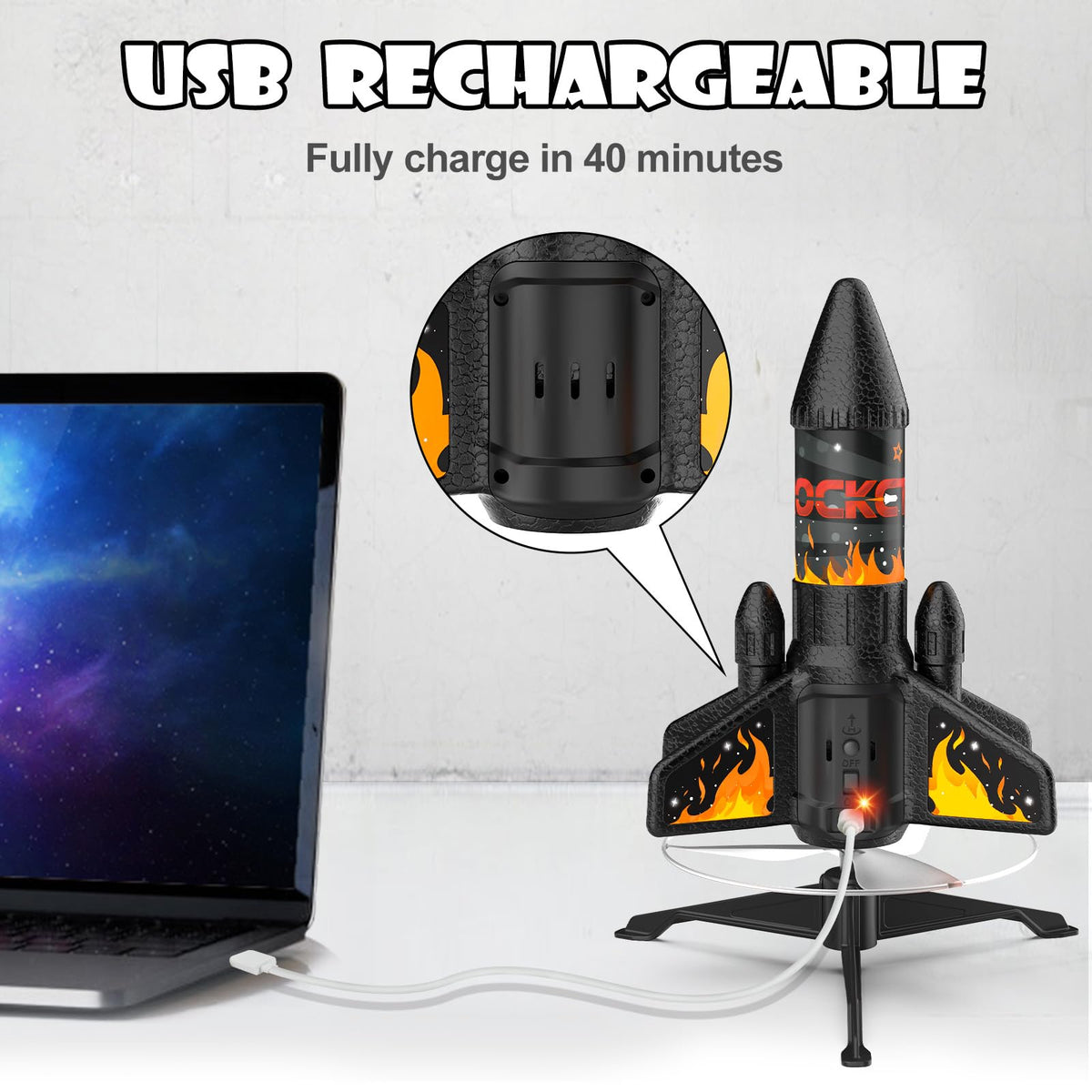 Ovaasy orange rocket is lightweight EPP foam for safe play