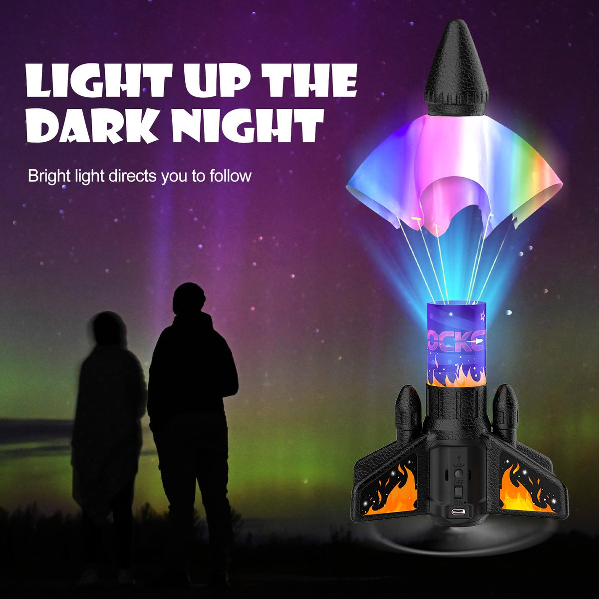 Ovaasy orange rocket charges via USB for eco-friendly sessions