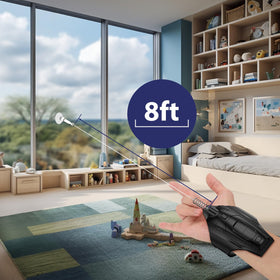 OVERFUN Web Launcher rechargeable battery powers quick resets for smooth reuse.