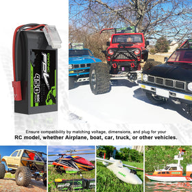 OVONIC 11.1V 450mAh 3S battery pack 2 included in package