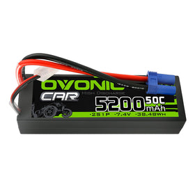 OVONIC 2S LiPo battery with EC5 connector for RC cars and trucks
