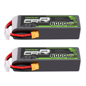 OVONIC 4S LiPo battery with XT60 connector ready for high-performance RC rides.
