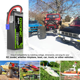 OVONIC 4S LiPo includes JST-XHR-5P charging plug for easy top-ups.