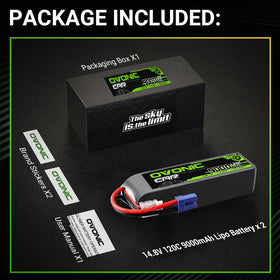 OVONIC 4S LiPo battery EC5 connector for reliable plug-in