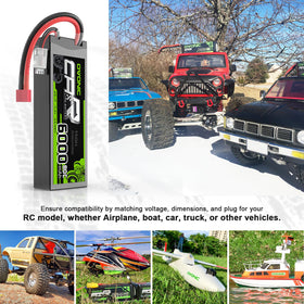 OVONIC 2-pack LiPo batteries in hardcases for multi-vehicle setups
