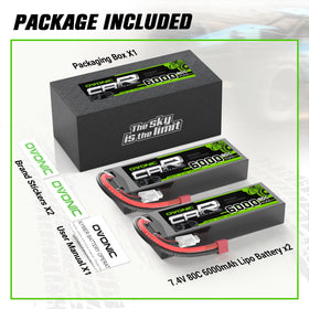 OVONIC hardcase LiPo battery with Dean connector, compatible with OVONIC chargers