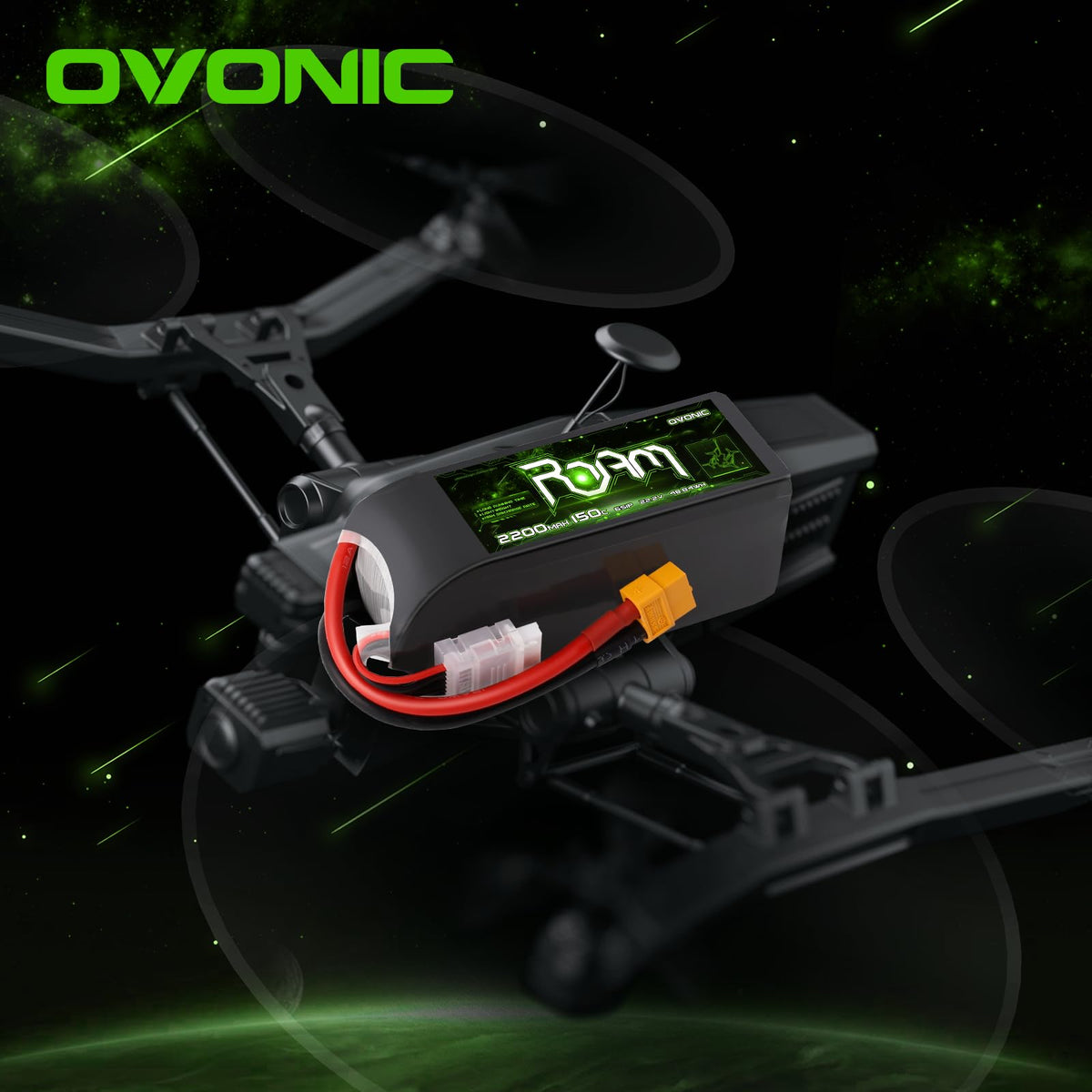 OVONIC 6S in use on an RC car during a run