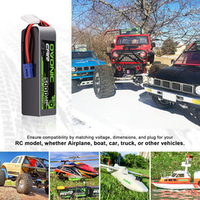 OVONIC 6S LiPo battery wrapped securely for transport and protection.