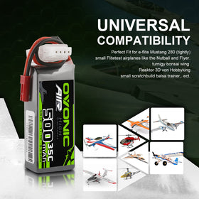 OVONIC battery compatible with small RC planes, helis and drones.