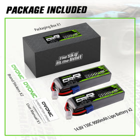 OVONIC 9000mAh battery dimensions and weight for fit planning