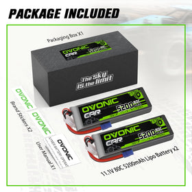 OVONIC battery pack includes user manual and stickers.