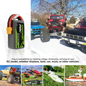 OVONIC battery pack ready for RC flight-ready setup