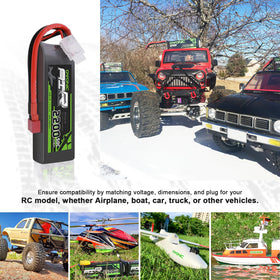 OVONIC battery weight 179 g supports balanced flight in RC models