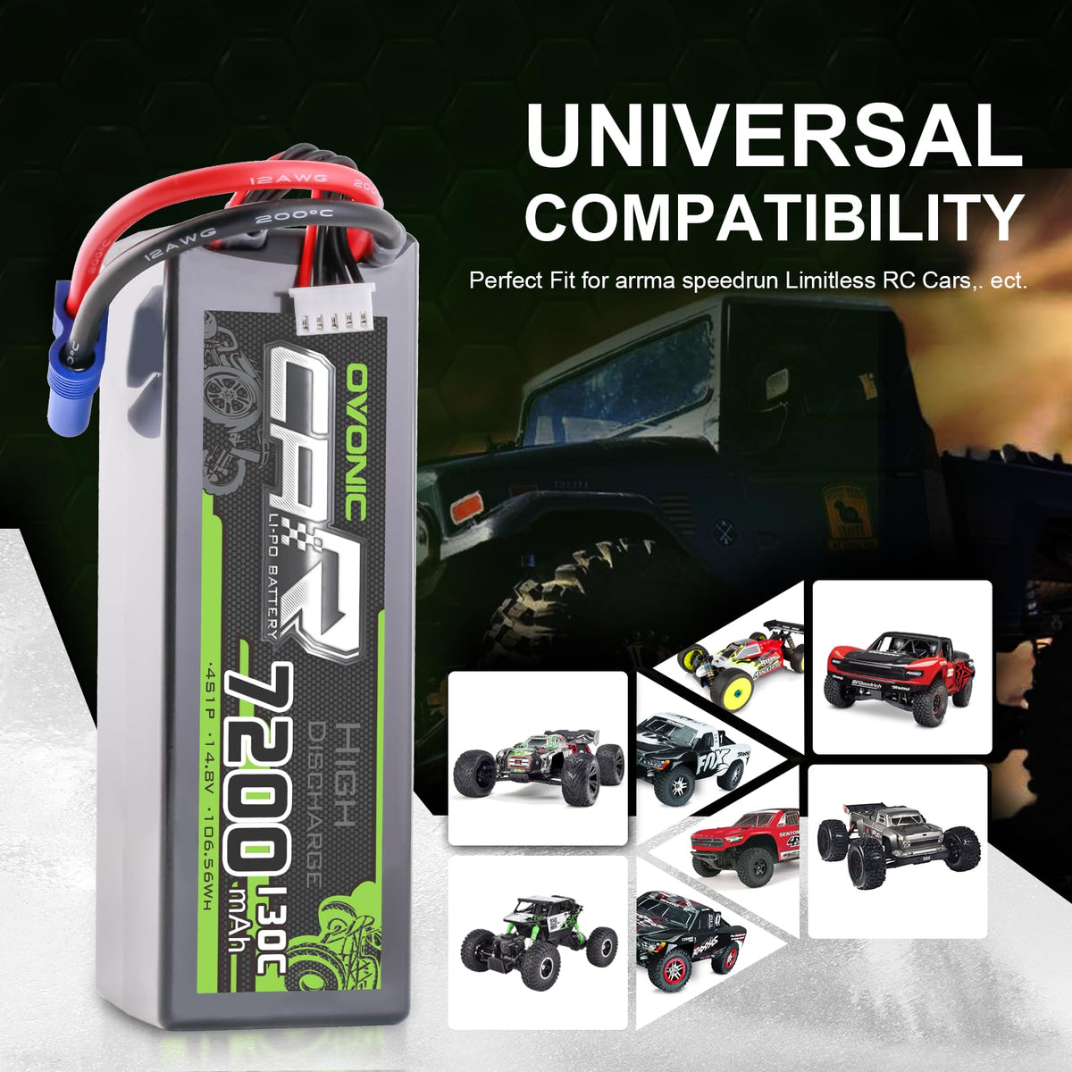 OVONIC 620g weight offers balanced performance for large models.
