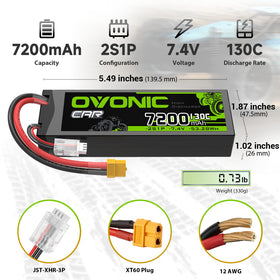 OVONIC XT60 to TRA connector for versatile discharge options across RC models