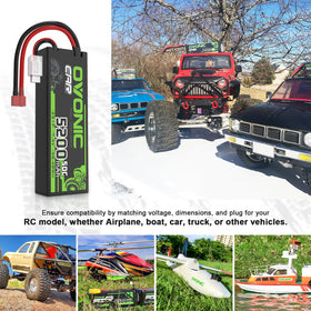 OVONIC battery pack with brand stickers for easy identification