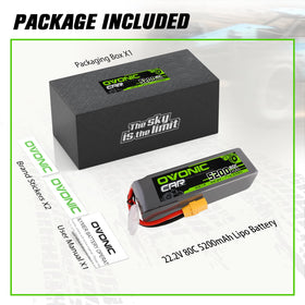 OVONIC brand stickers and user manual included
