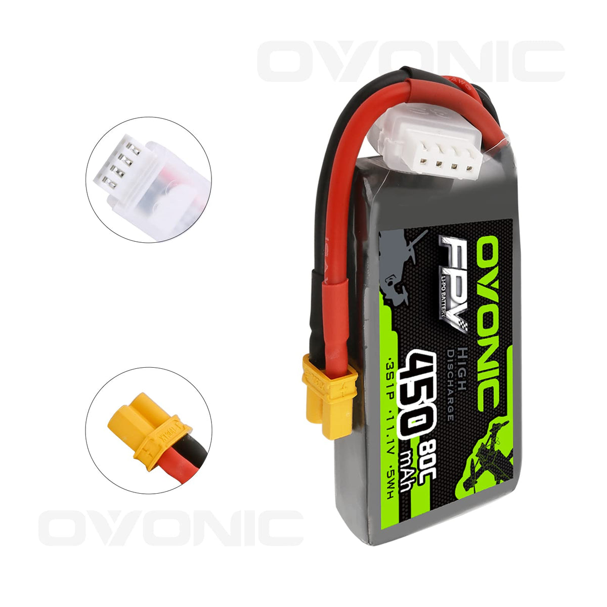 OVONIC-compatible with Eachine Lizard95 and other FPV models.