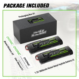 OVONIC extended-life NiMH pack supports longer sessions with reliable power