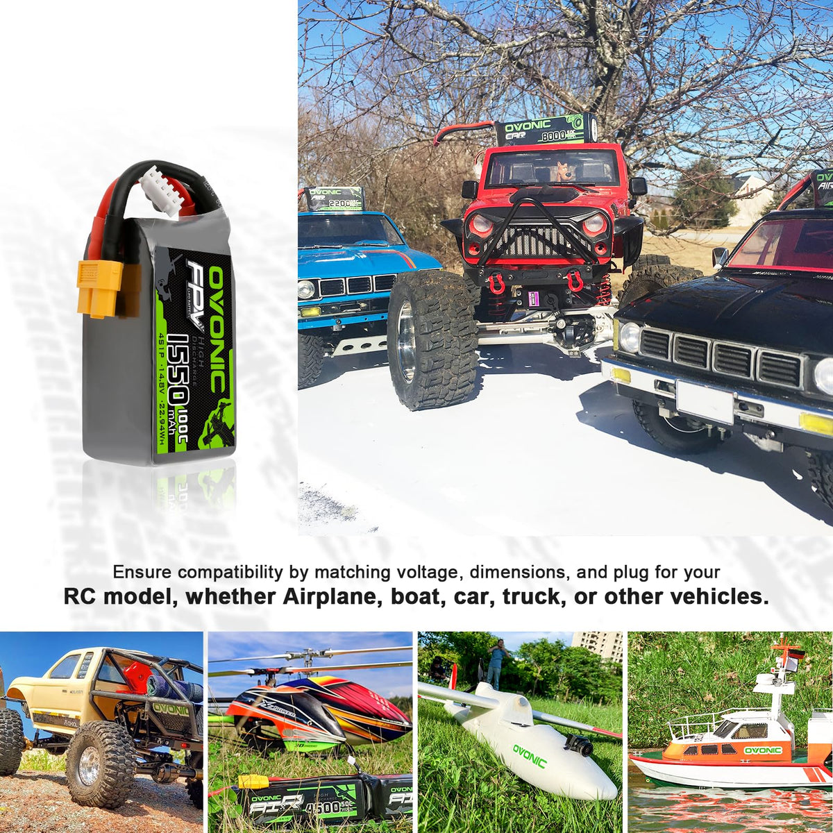 OVONIC ISO-certified quality ensures safer performance in demanding FPV builds.