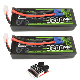 OVONIC Lipo Battery 5200mAh 50C with EC3 connector for reliable power.
