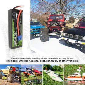 OVONIC Lipo Battery in RC aircraft applications for stable performance.