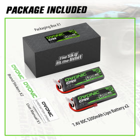 OVONIC two-pack packaging with stickers and manual