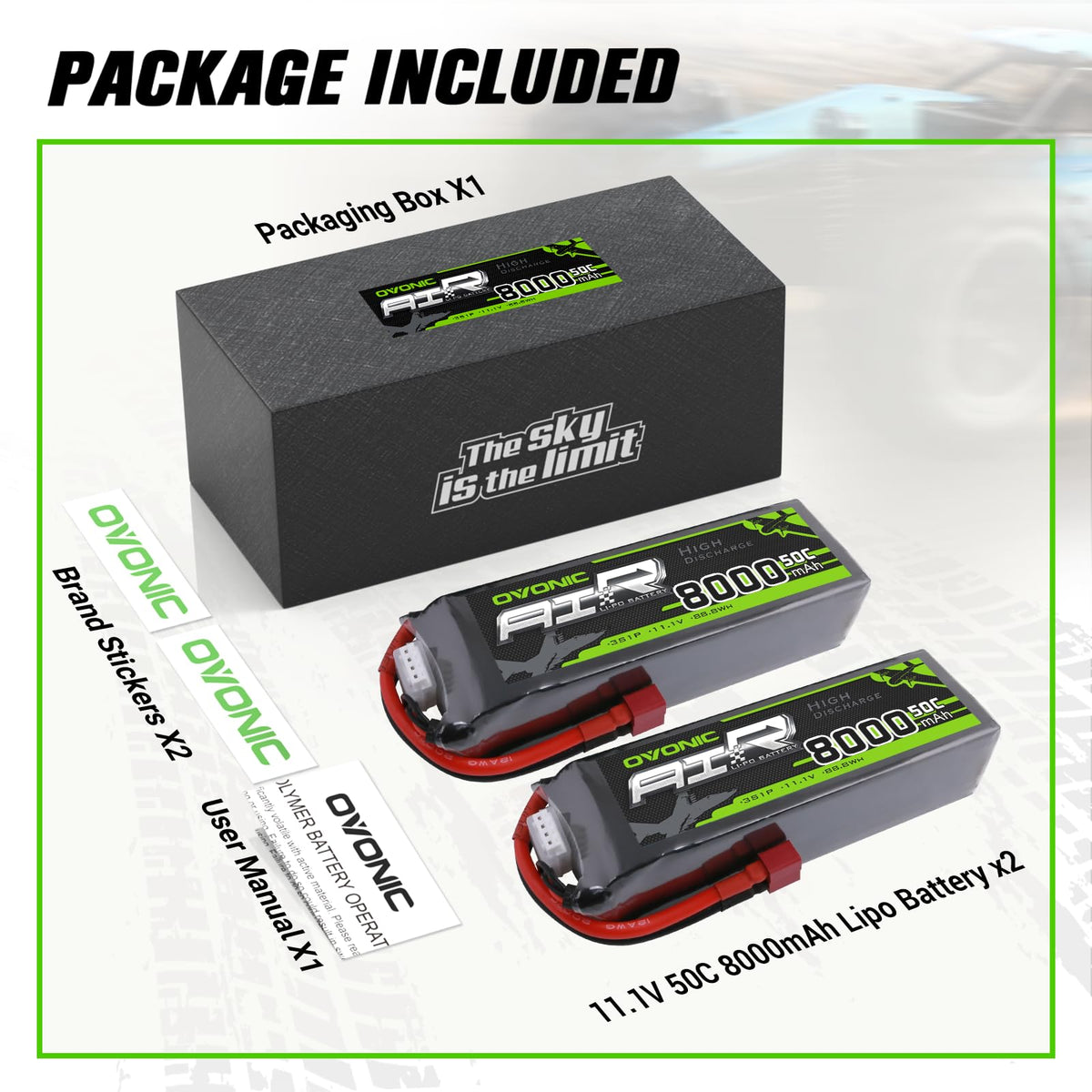 OVONIC compatible RC vehicles such as cars and planes