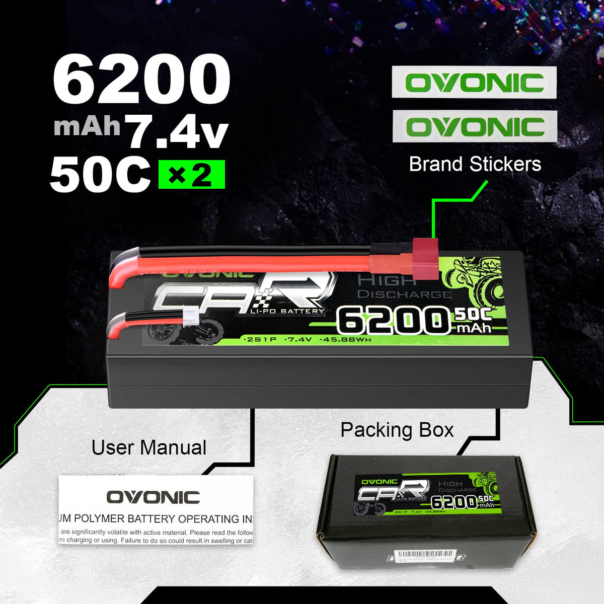 OVONIC compatibility note for RC cars trucks and boats