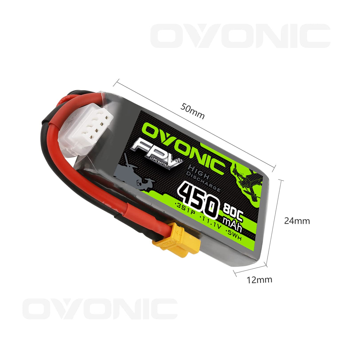 OVONIC soft-case protects the battery during transport.