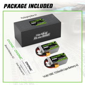 OVONIC two-pack with stickers and manual for easy setup.
