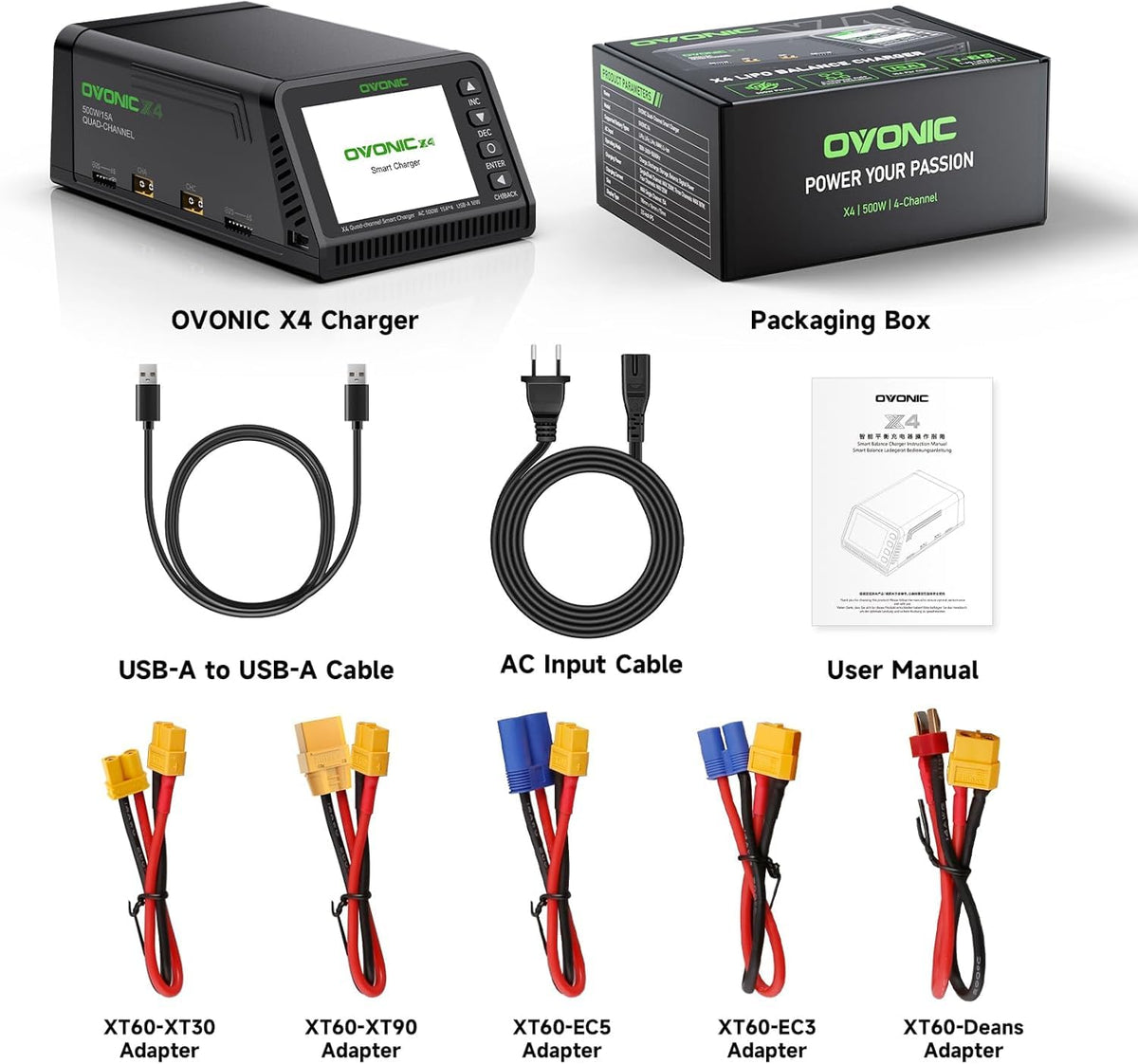 OVONIC X4 in a workshop scene suggests a reliable home charging solution.
