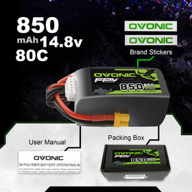 OVONIC XT30 plug closeup for secure connection
