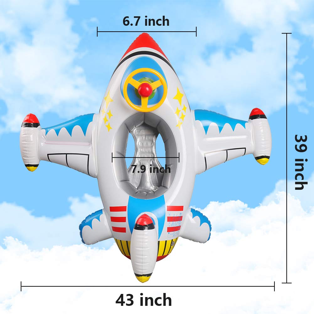 OVV float boat leg hold design protects tender skin during play.