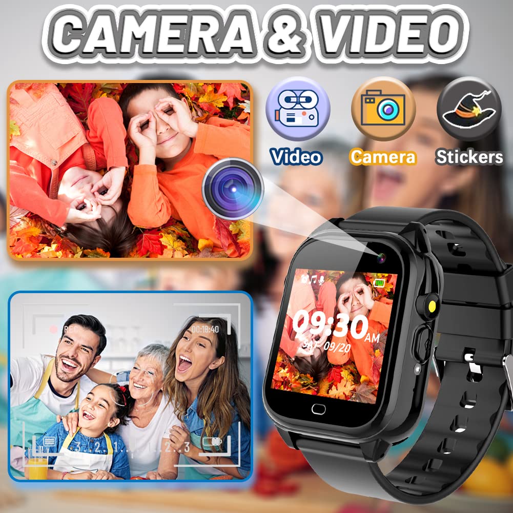 OVV Kids Watch game menu featuring 26 puzzle games for logic and speed