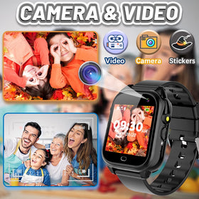 OVV Kids Watch game menu featuring 26 puzzle games for logic and speed