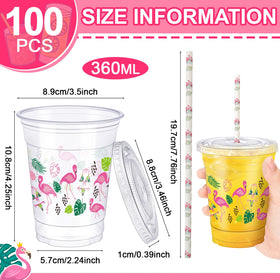 Ovveroche disposable party cups for quick cleanup after celebrations
