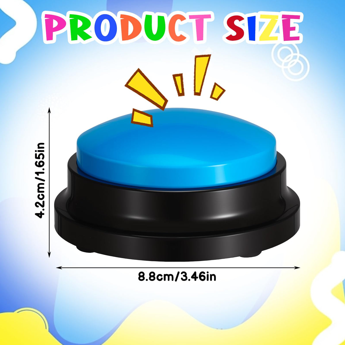 Ovveroche easy-to-use record and playback with REC button.
