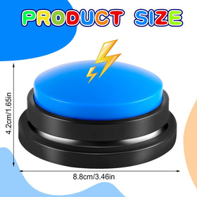 Ovveroche recordable buzzer orange button for team games and prompts.