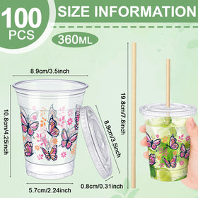 Ovveroche butterfly-pattern cup adds whimsy to celebrations