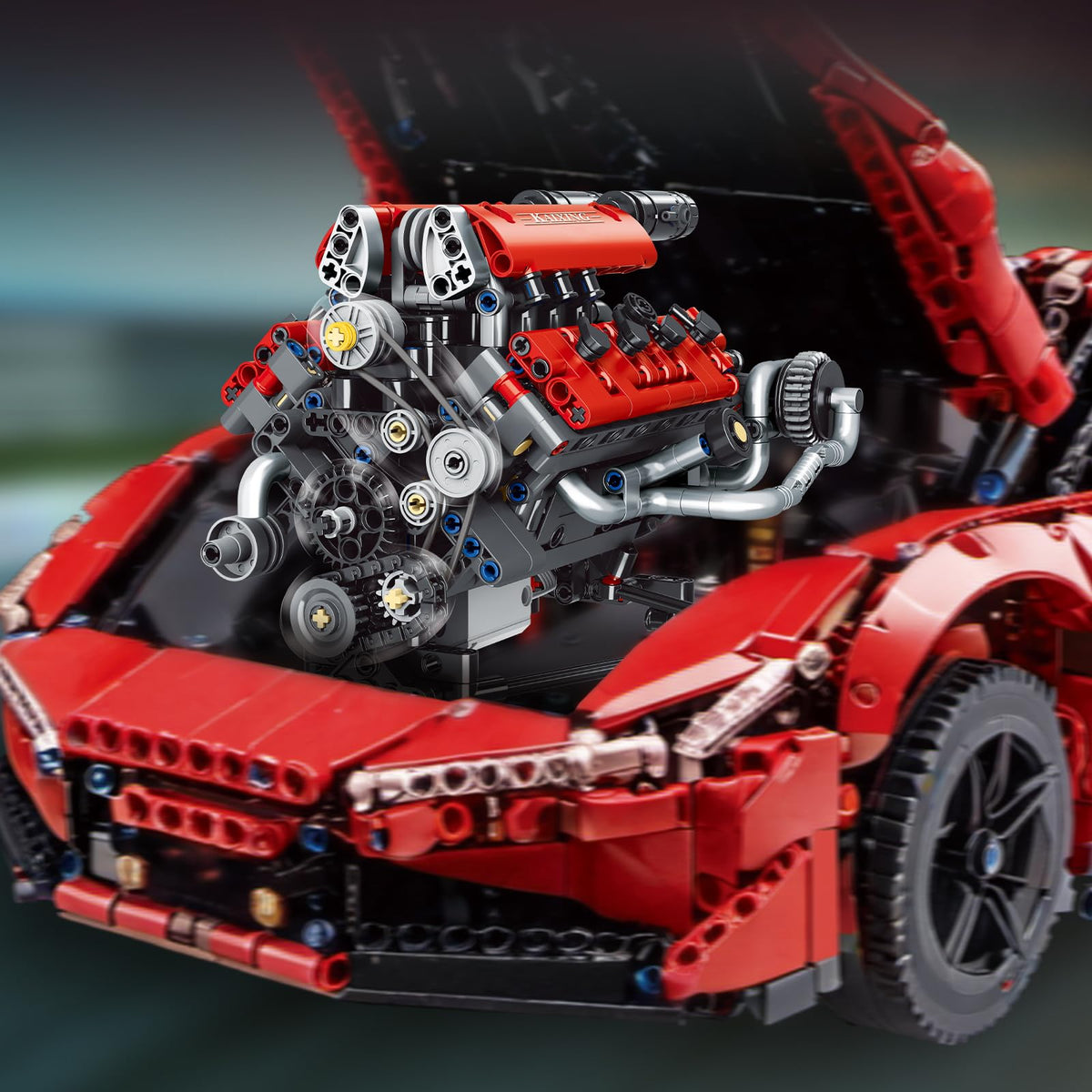OWNONE 1 assembled engine display piece as a striking showcase.