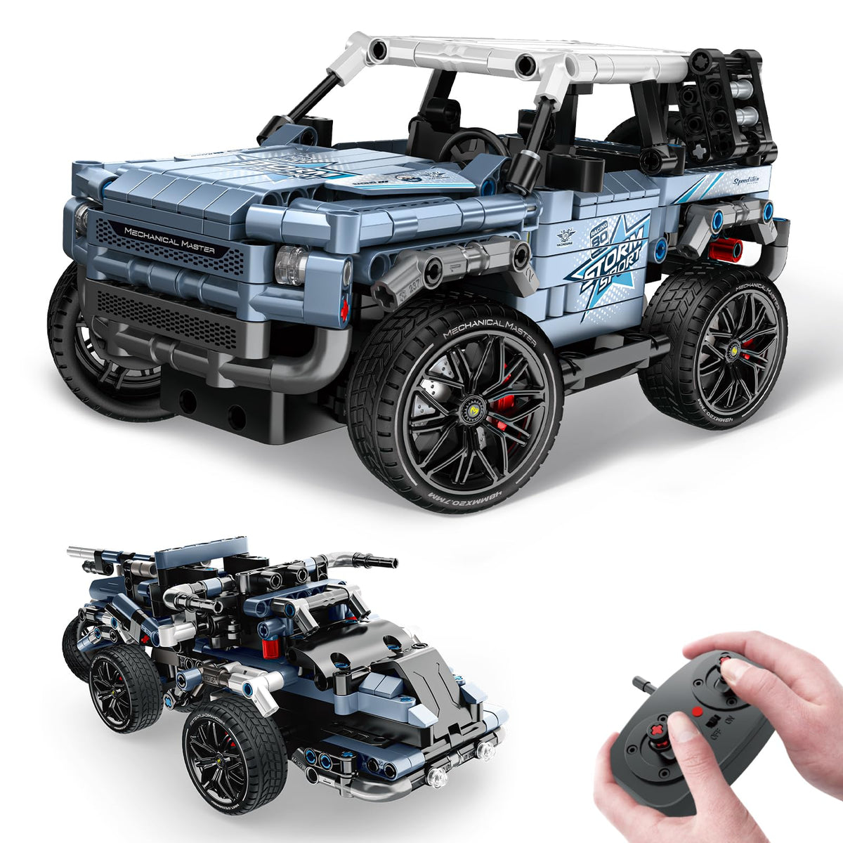 OWNONE 1 off-road-pickup-assembly demonstrates hands-on STEM play for kids.