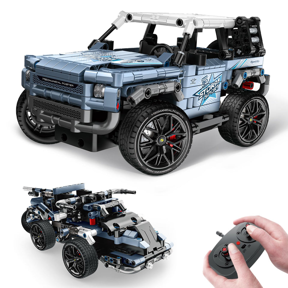 OWNONE 1 off-road-pickup-assembly demonstrates hands-on STEM play for kids.