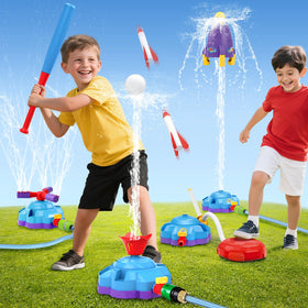 OWNONE 4-in-1 water sport toy featuring rocket launch for summer fun.