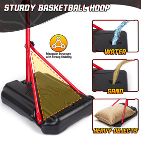 OWNONE gift-ready basketball hoop for kids aged 3 to 12