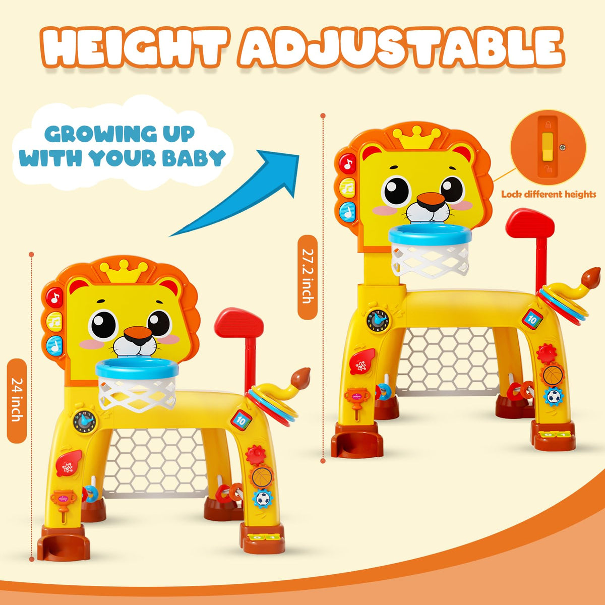OWNONE safe non-toxic ABS plastic with smooth edges for worry-free play.