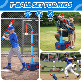 Step-on pitching machine launches balls for hands-free practice sessions.